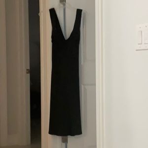 Calvin Kkein Black Satin Dress